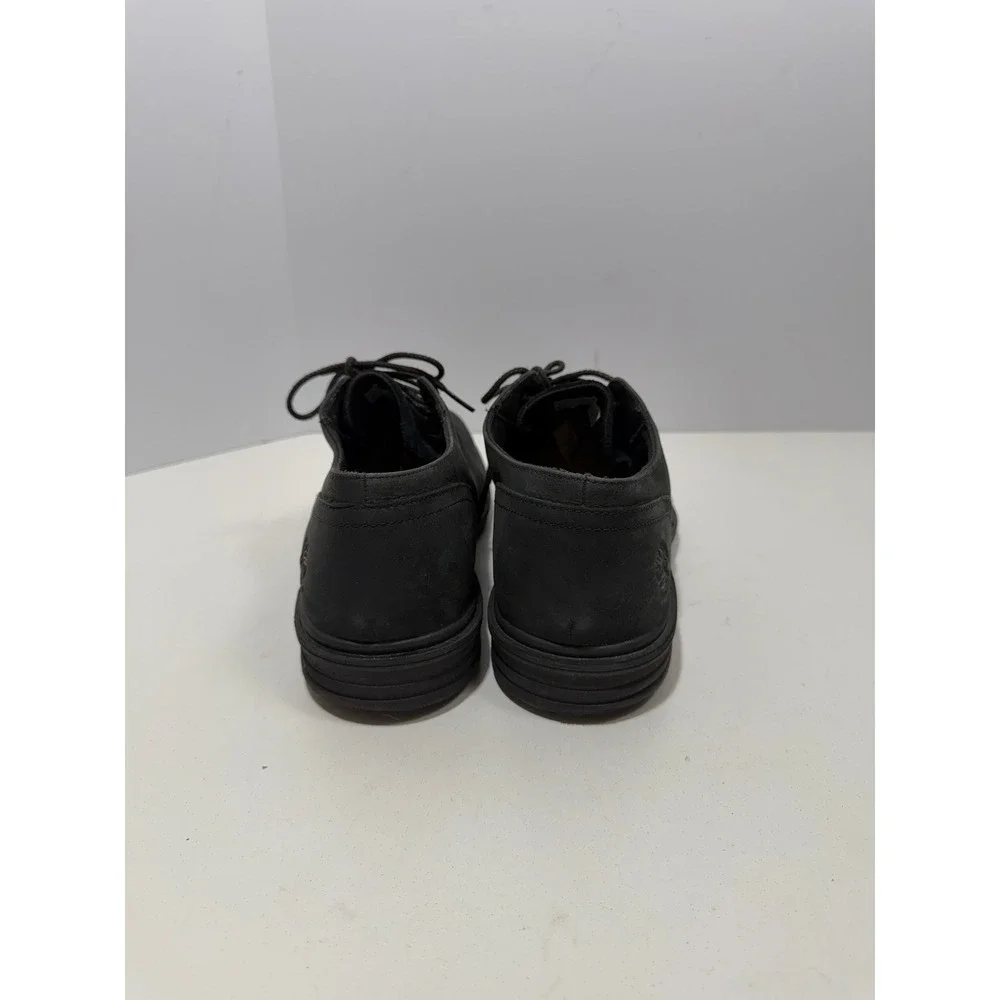 Timberland Swayer lane Mens 11.5 Black nubuck Waterproof Oxford Shoes A1QCZ shoe